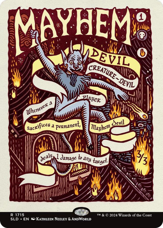 Mayhem Devil #1715 Secret Lair Drop Series