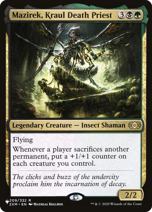 Mazirek, Kraul Death Priest #209 The List Reprints