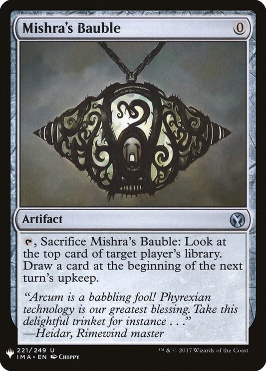 Mishra's Bauble #221 The List Reprints