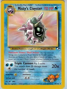 Misty's Cloyster (Unlimited) #29 Gym Heroes