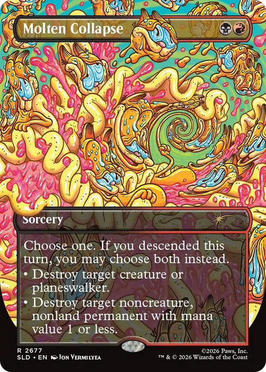 Molten Collapse #2677 FOIL Secret Lair Drop Series