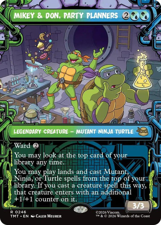 MIkey & Don, Party Planners (Showcase) #246 Teenage Mutant Ninja Turtles