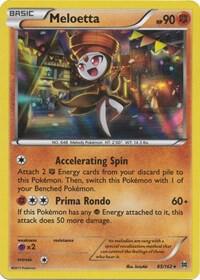 Meloetta #85 HOLOFOIL XY - BREAKthrough