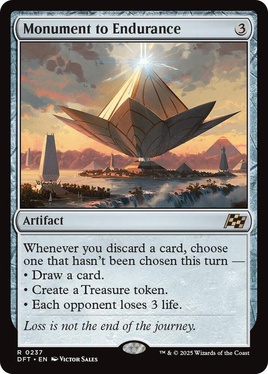 Monument to Endurance #237 FOIL Aetherdrift