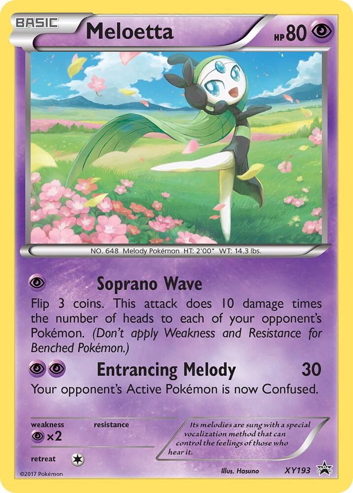 Meloetta #XY193 XY Promos