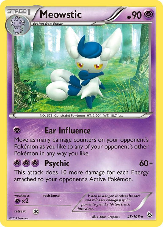 Meowstic #43 XY - Flashfire