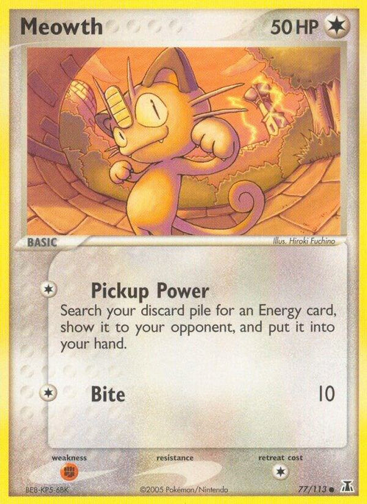 Meowth #77 Delta Species