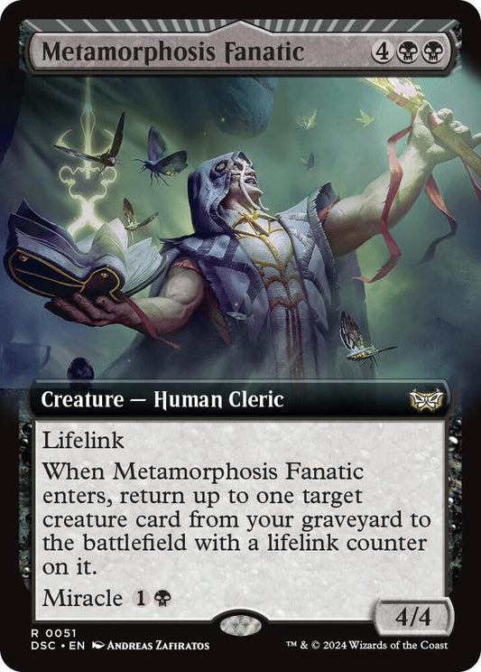 Metamorphosis Fanatic #51 (Extended Art) Commander: Duskmourn: House of Horror