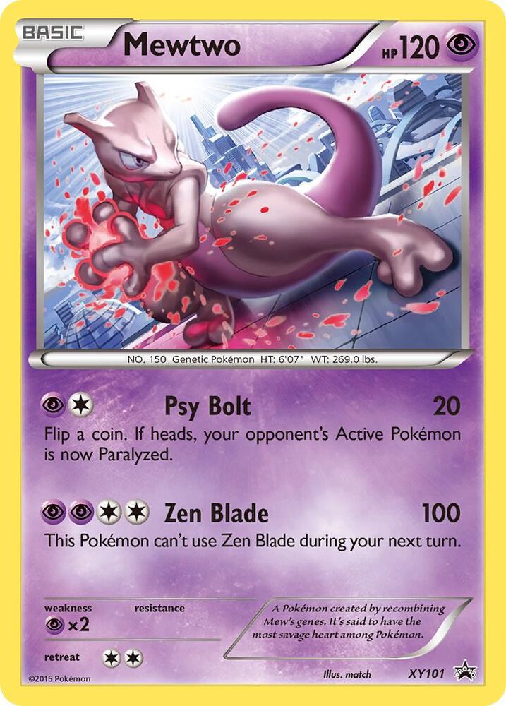 Mewtwo #XY101 XY Promos