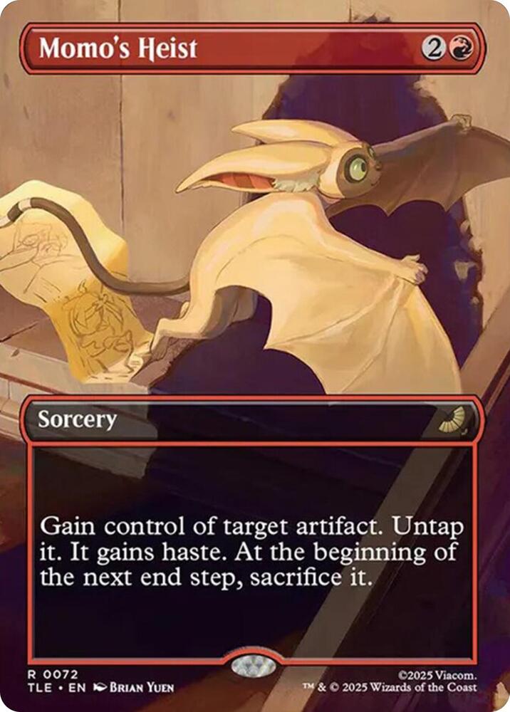 Momo's Heist (Borderless) #72 FOIL Avatar: The Last Airbender: Eternal Legal