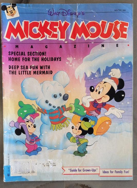 Mickey Mouse Magazine Winter 1990