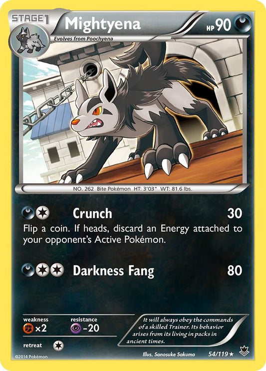 Mightyena #54 XY - Phantom Forces