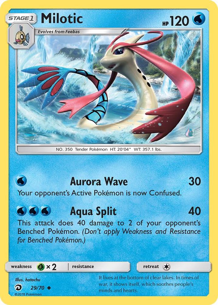 Milotic #29 REVERSE HOLOFOIL Dragon Majesty