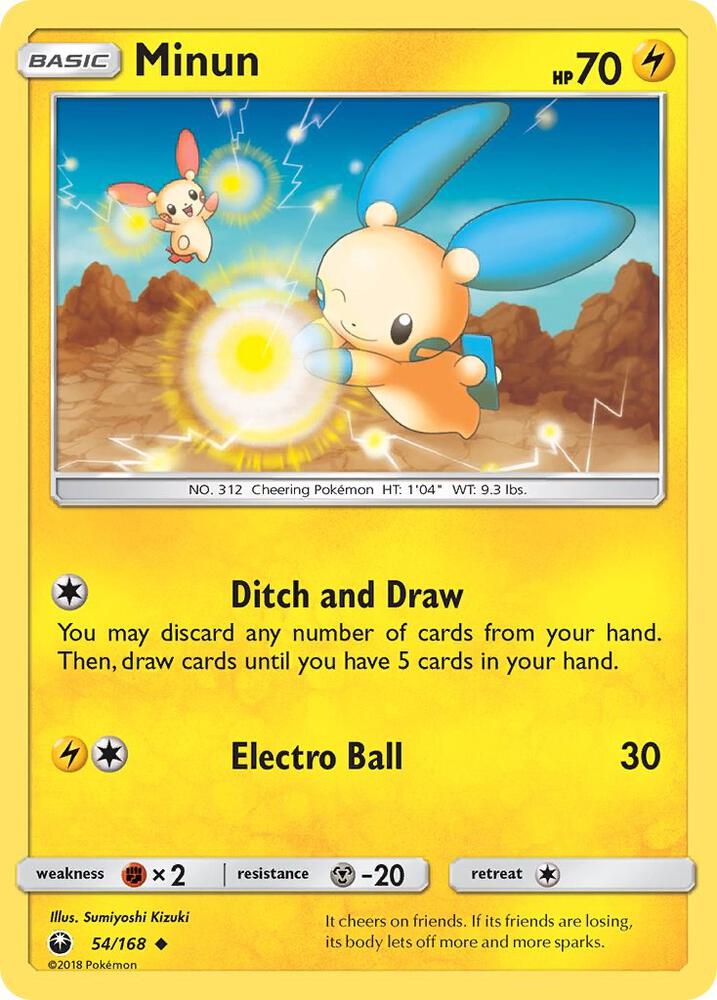 Minun #54 SM - Celestial Storm