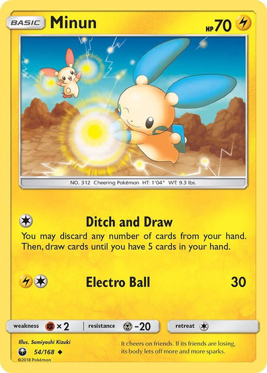 Minun #54 SM - Celestial Storm