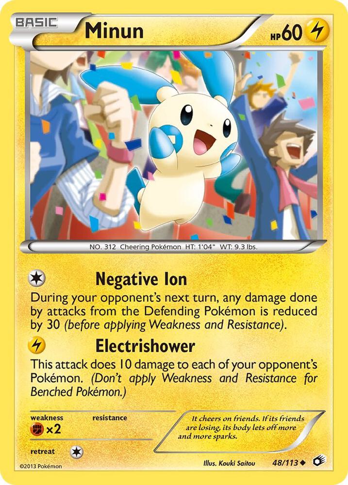 Minun #48 Legendary Treasures