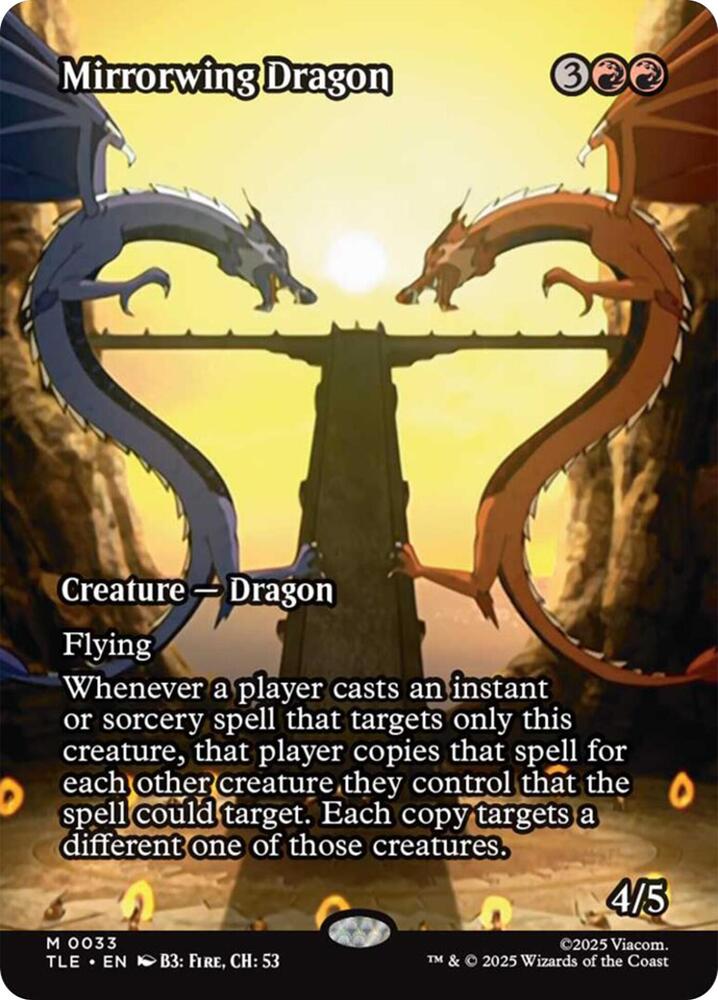 Mirrorwing Dragon (Borderless) #33 Avatar: The Last Airbender: Eternal-Legal