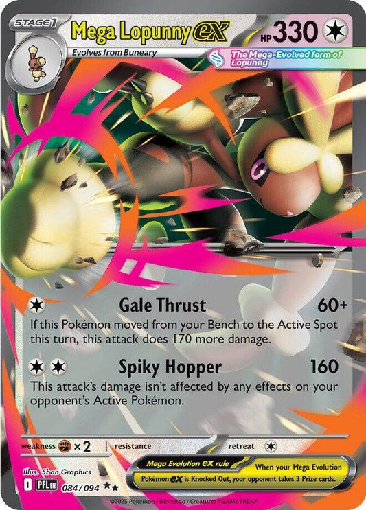 Mega Lopunny EX #84 ME02: Phantasmal Flames