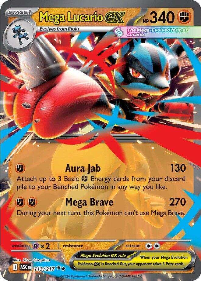 Mega Lucario EX #113 ME: Ascended Heroes