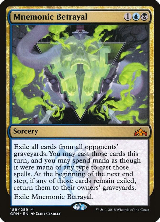 Mnemonic Betrayal #189 Guilds of Ravnica