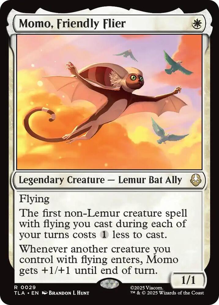 Momo, Friendly Flier #29 FOIL Avatar: The Last Airbender