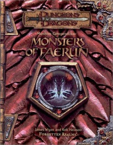 Dungeons & Dragons Monsters of Faerun (3rd Edition, 2nd Printing) (2001)