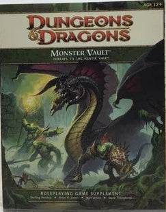 Dungeons & Dragons Monster Vault Threats to the Nentir Vale (4th Edition) (2011) (No tokens or Battlemap)