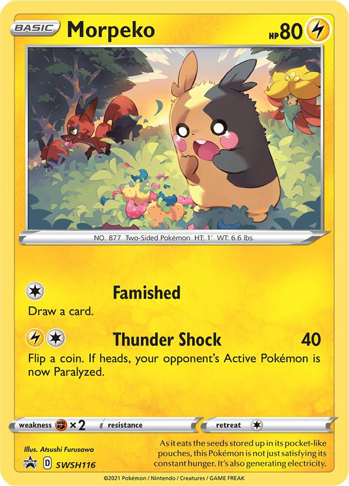 Morpeko #SWSH116 SWSH: Sword & Shield Promo Cards