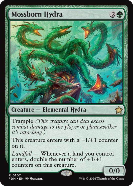 Mossborn Hydra #107 Foundations