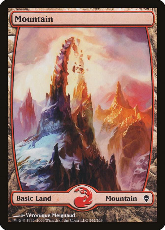 Mountain #244 (Full Art) Zendikar