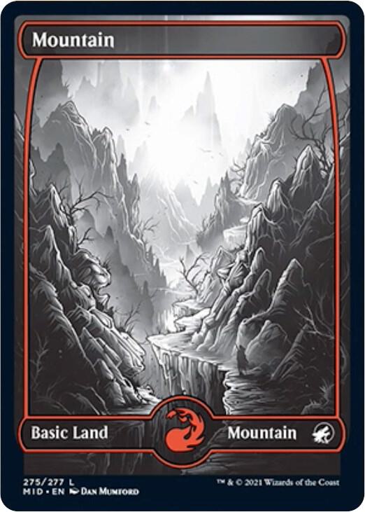 Mountain #275 FOIL Innistrad: Midnight Hunt