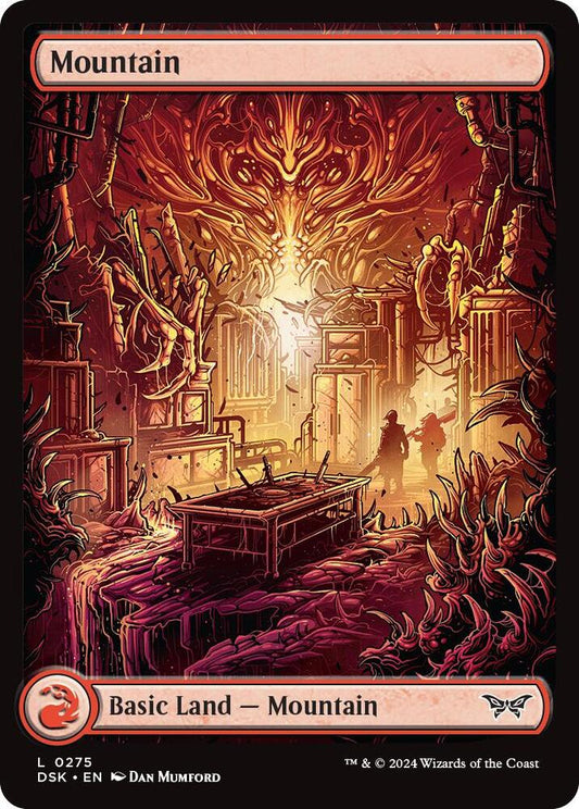 Mountain #275 (Full Art) FOIL Duskmourn: House of Horror