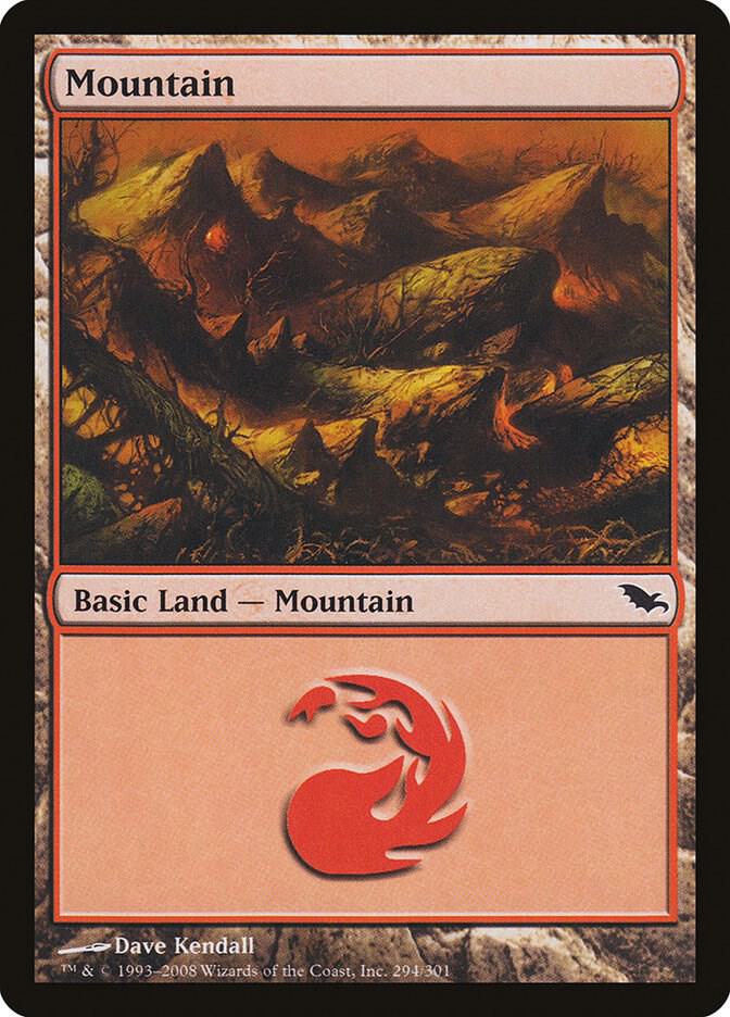 Mountain #294 FOIL Shadowmoor