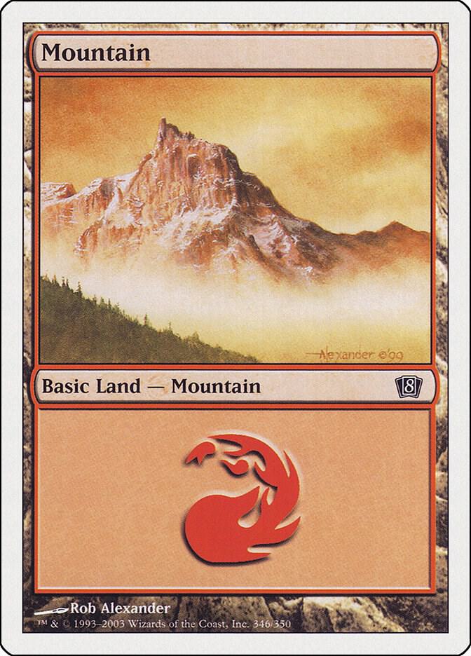 Mountain #346 8th Edition