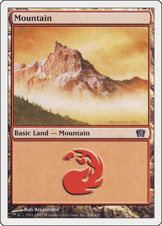Mountain #346 8th Edition