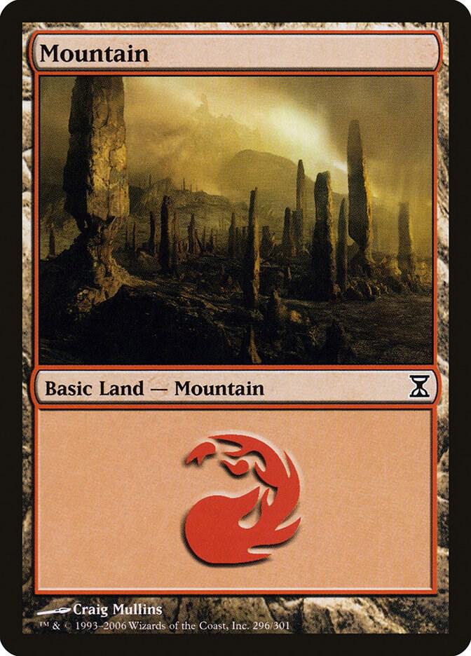 Mountain #296 FOIL Time Spiral