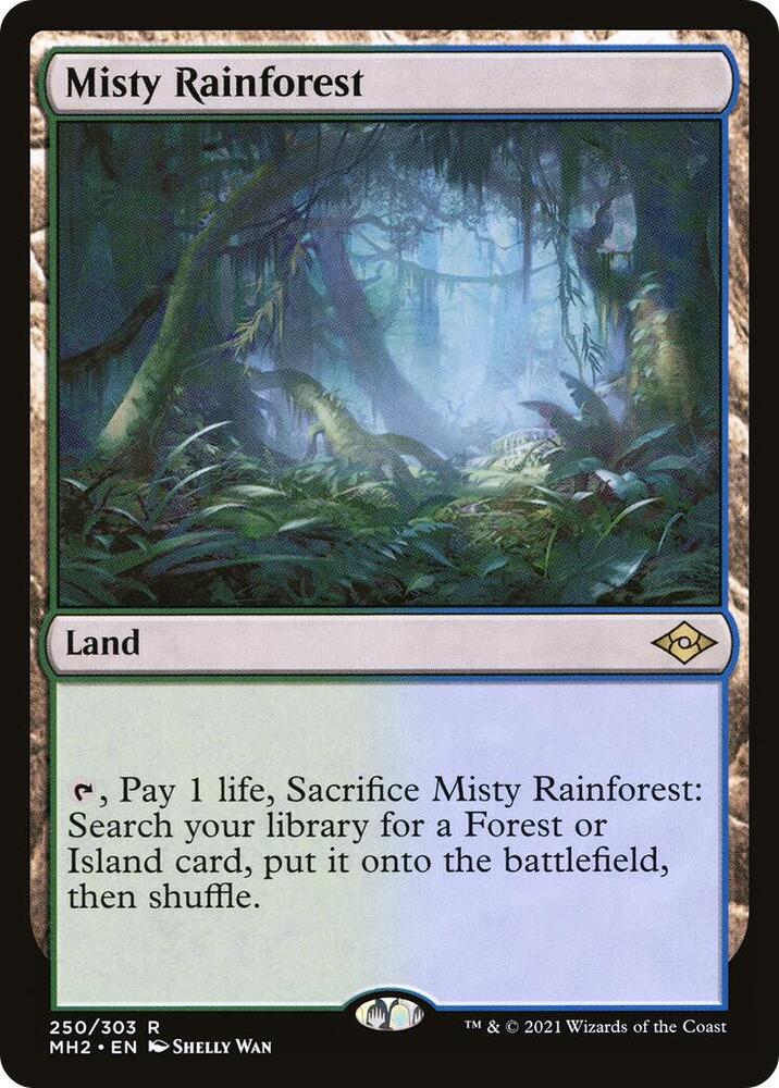 Misty Rainforest #250 Modern Horizons 2