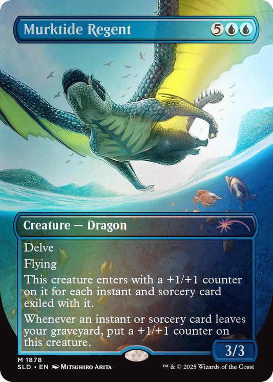 Murktide Regent #1878 RAINBOW FOIL Secret Lair Drop Series