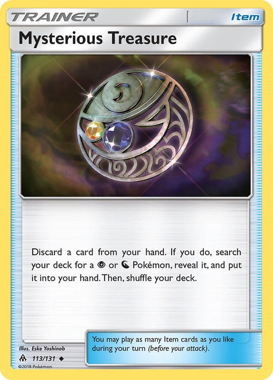 Mysterious Treasure #113 REVERSE HOLOFOIL SM Forbidden Light