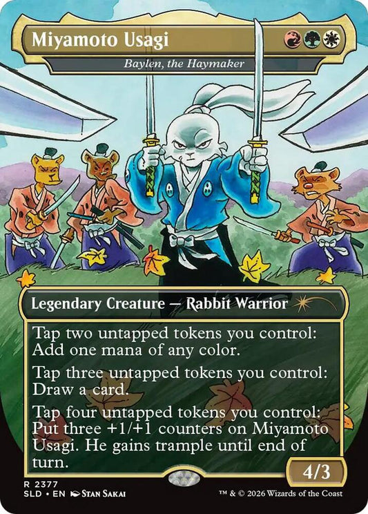 Miyamoto Usagi (Baylen, the Haymaker) #2377 FOIL Secret Lair Drop Series