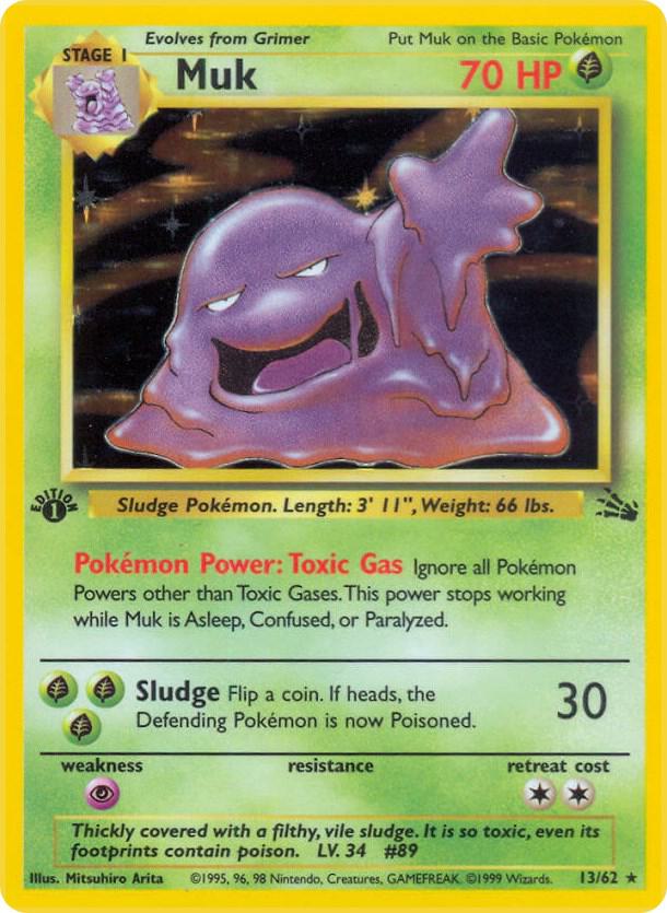 Muk (Unlimited) #13 HOLOFOIL Fossil