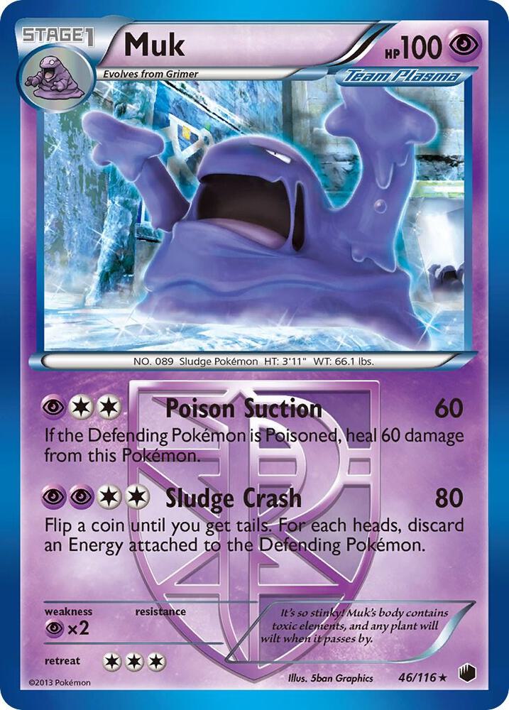 Muk (Team Plasma) #46 Plasma Freeze