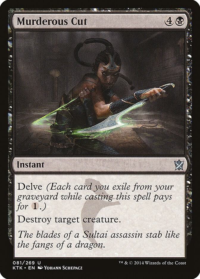 Murderous Cut #81 FOIL Khans of Tarkir
