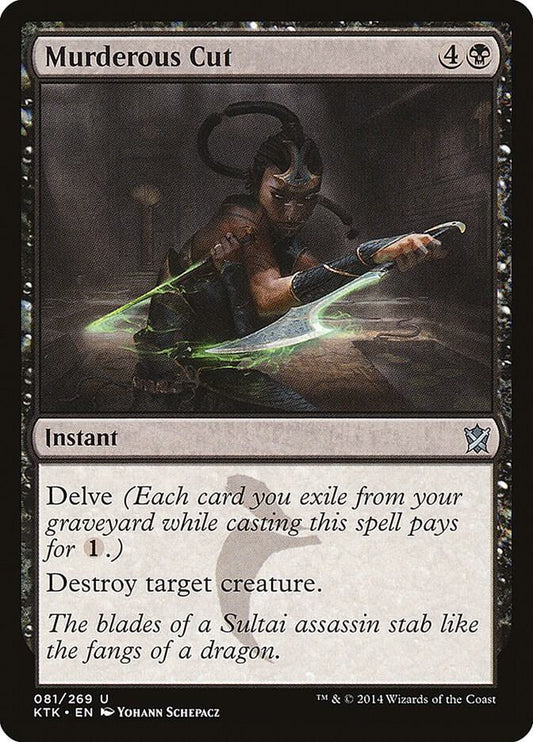 Murderous Cut #81 FOIL Khans of Tarkir