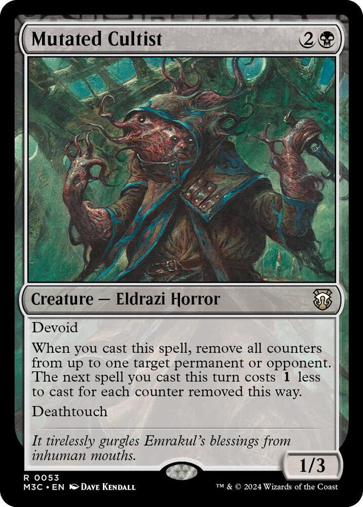 Mutated Cultist #53 Commander: Modern Horizons 3