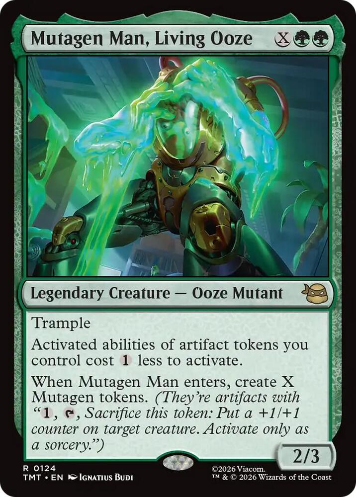 Mutagen Man, Living Ooze #124 Universes Beyond: Teenage Mutant Ninja Turtles