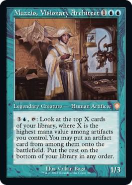 Muzzio, Visionary Architect (Retro Frame) #89 Commander: The Brothers' War