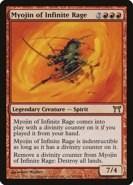 Myojin of Infinite Rage #181 Champions of Kamigawa