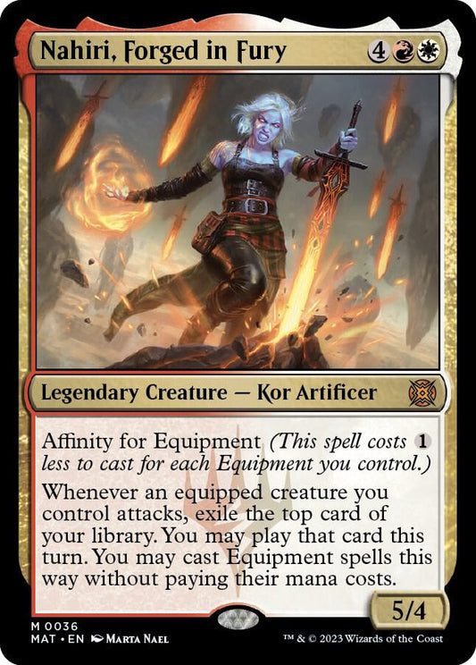 Nahiri, Forged in Fury #36 FOIL March of the Machine: The Aftermath