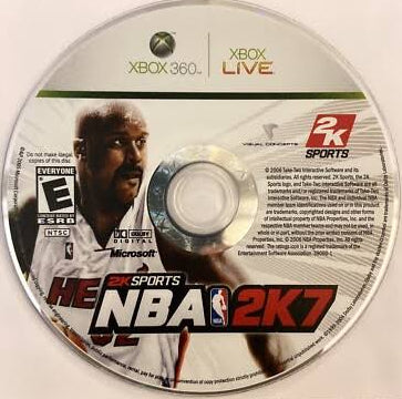 XB360 NBA 2K7 (Disc Only)